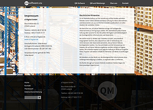 Zweispaltige Textdarstellung mit unterschiedlicher Formatierung (Screenshot: volle Seitenlänge bei 1280px Breite)